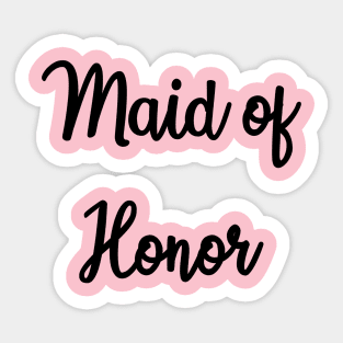 Girlfriend Wedding Bridal Shower Fiance Engaged Maid Of Honor Bridals Gift 2021 Sticker